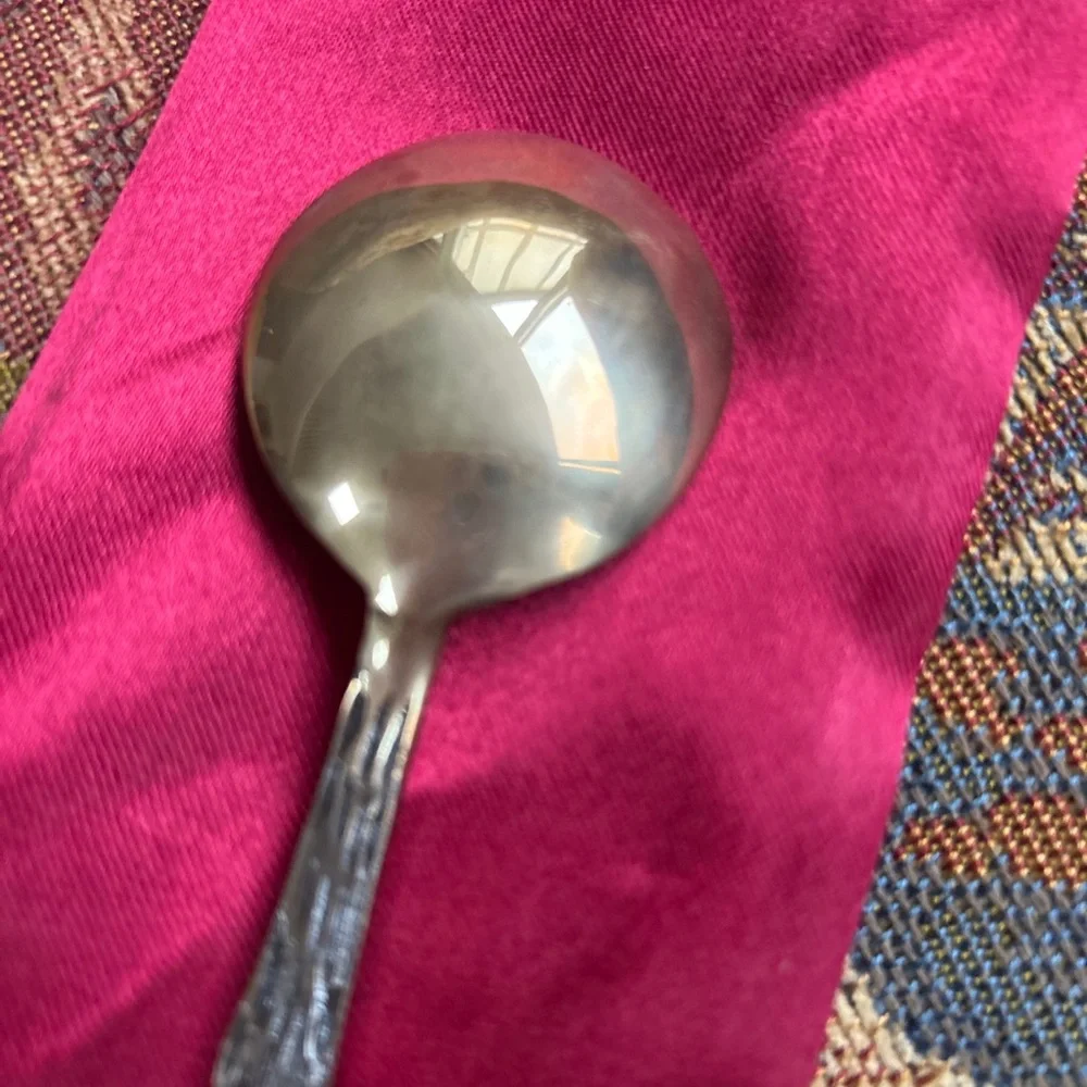 Vintage antique gold spoon